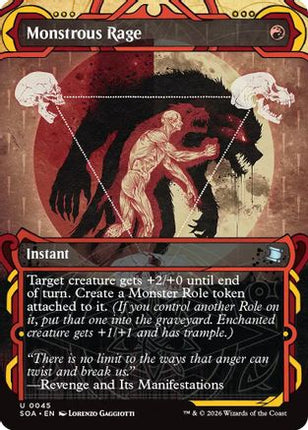 Monstrous Rage [Secrets of Strixhaven: Mystical Archive] Foil