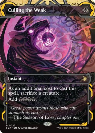 Culling the Weak [Secrets of Strixhaven: Mystical Archive] Foil