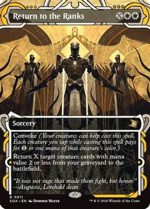 Return to the Ranks [Secrets of Strixhaven: Mystical Archive] Foil