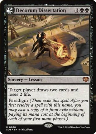 Decorum Dissertation [Secrets of Strixhaven] Foil