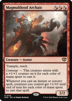 Magmablood Archaic [Secrets of Strixhaven] Foil