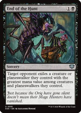 End of the Hunt [Secrets of Strixhaven] Foil