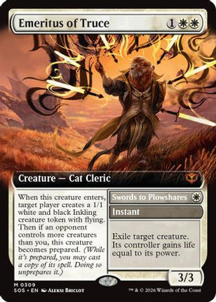 Emeritus of Truce (Extended Art) [Secrets of Strixhaven] Foil