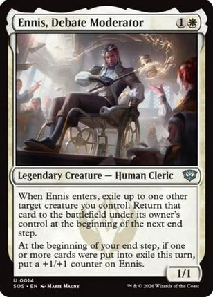 Ennis, Debate Moderator [Secrets of Strixhaven] Foil