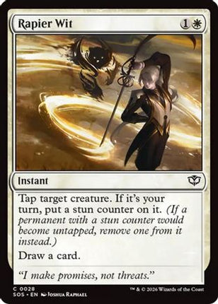 Rapier Wit [Secrets of Strixhaven] Foil