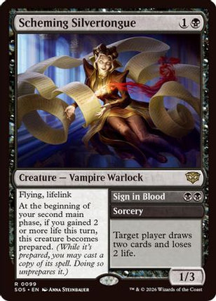 Scheming Silvertongue [Secrets of Strixhaven] Foil