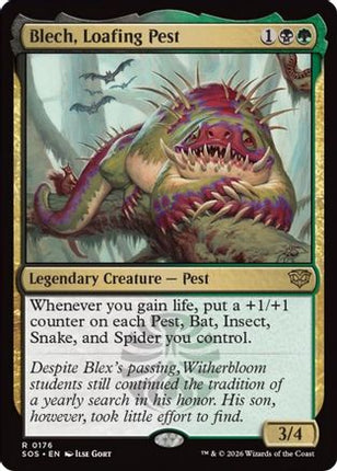 Blech, Loafing Pest [Secrets of Strixhaven] Foil