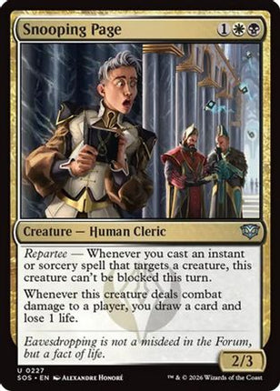 Snooping Page [Secrets of Strixhaven] Foil