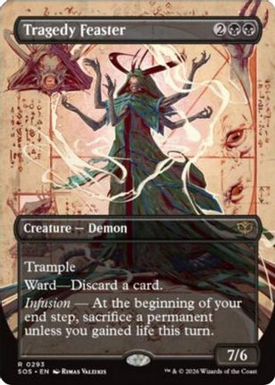 Tragedy Feaster (Borderless) [Secrets of Strixhaven] Foil