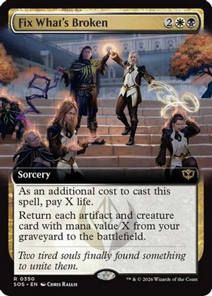 Fix What's Broken (Extended Art) [Secrets of Strixhaven] Foil
