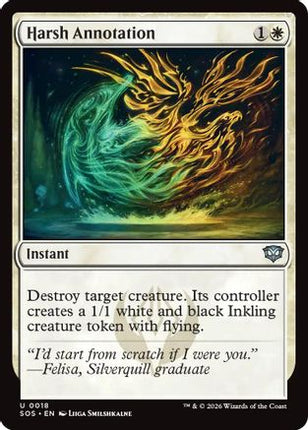 Harsh Annotation [Secrets of Strixhaven] Foil