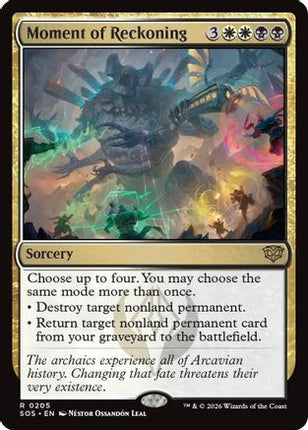 Moment of Reckoning [Secrets of Strixhaven] Foil