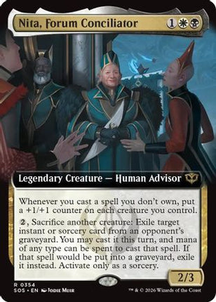 Nita, Forum Conciliator (Extended Art) [Secrets of Strixhaven] Foil