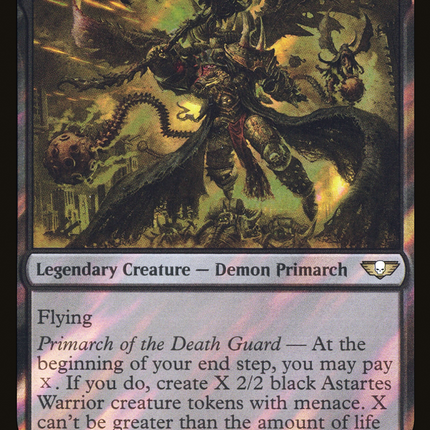 Mortarion, Daemon Primarch [Warhammer 40,000 Commander] Surge Foil