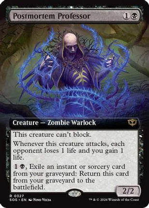 Postmortem Professor (Extended Art) [Secrets of Strixhaven] Foil