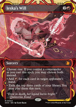 Jeska's Will [Secrets of Strixhaven: Mystical Archive] Foil