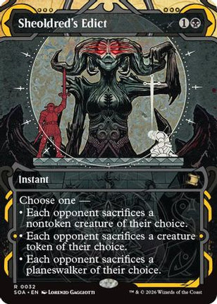 Sheoldred's Edict [Secrets of Strixhaven: Mystical Archive] Foil