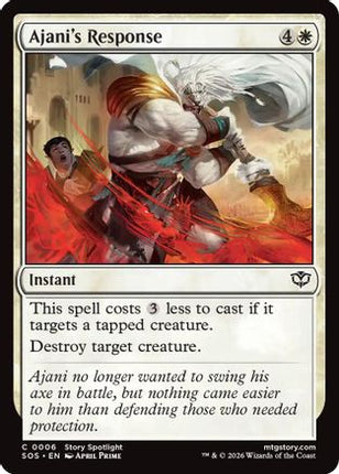 Ajani's Response [Secrets of Strixhaven] Foil