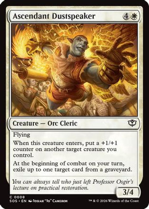 Ascendant Dustspeaker [Secrets of Strixhaven]