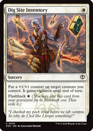 Dig Site Inventory [Secrets of Strixhaven] Foil