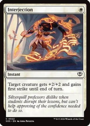 Interjection [Secrets of Strixhaven] Foil