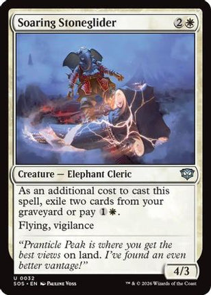 Soaring Stoneglider [Secrets of Strixhaven] Foil