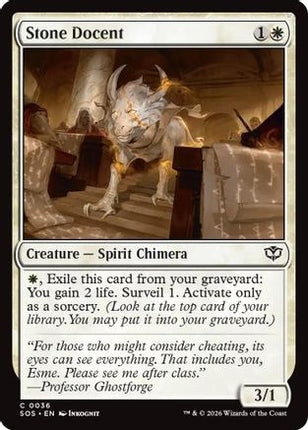 Stone Docent [Secrets of Strixhaven] Foil