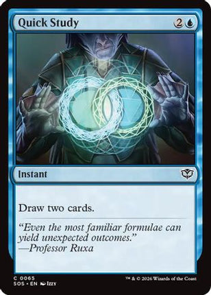 Quick Study [Secrets of Strixhaven] Foil