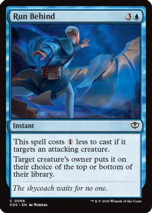 Run Behind [Secrets of Strixhaven] Foil