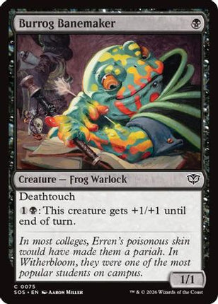 Burrog Banemaker [Secrets of Strixhaven] Foil