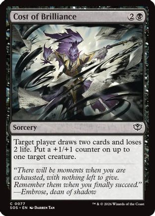 Cost of Brilliance [Secrets of Strixhaven] Foil