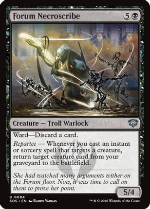 Forum Necroscribe [Secrets of Strixhaven] Foil