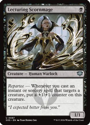 Lecturing Scornmage [Secrets of Strixhaven] Foil