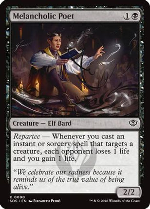 Melancholic Poet [Secrets of Strixhaven] Foil