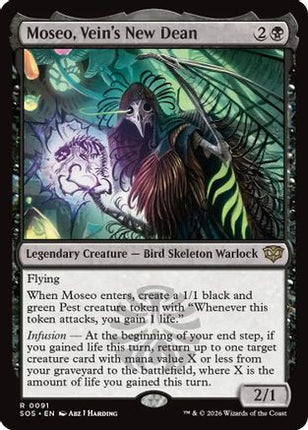Moseo, Vein's New Dean [Secrets of Strixhaven] Foil