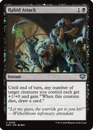 Rabid Attack [Secrets of Strixhaven] Foil
