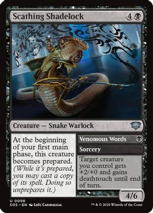 Scathing Shadelock [Secrets of Strixhaven]