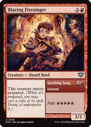 Blazing Firesinger [Secrets of Strixhaven] Foil