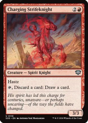 Charging Strikeknight [Secrets of Strixhaven] Foil