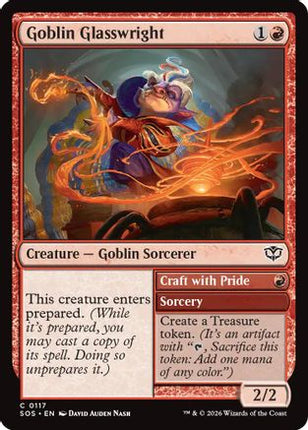 Goblin Glasswright [Secrets of Strixhaven] Foil