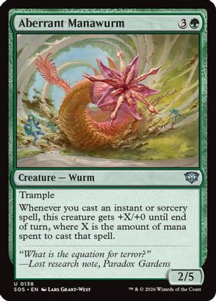 Aberrant Manawurm [Secrets of Strixhaven] Foil