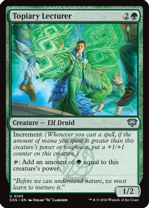 Topiary Lecturer [Secrets of Strixhaven] Foil