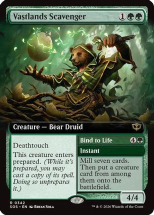 Vastlands Scavenger (Extended Art) [Secrets of Strixhaven] Foil