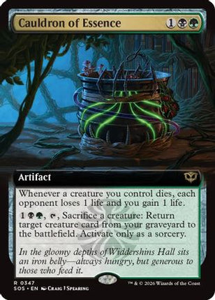 Cauldron of Essence (Extended Art) [Secrets of Strixhaven] Foil