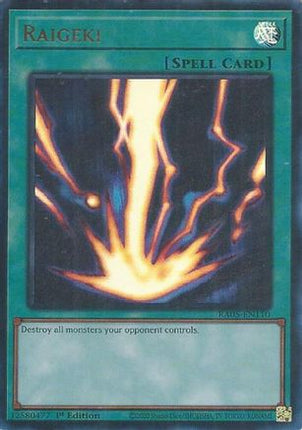 Raigeki (Ultra Rare)  [RA05-EN110] 1st Edition