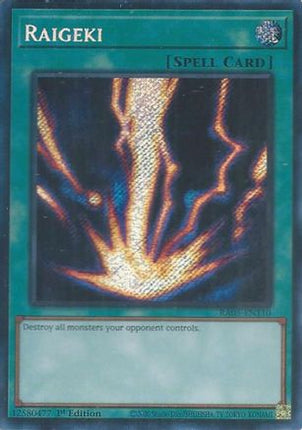 Raigeki  [RA05-EN110] Secret Rare 1st Edition