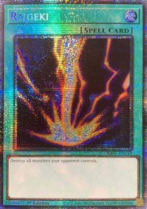 Raigeki (Starlight Rare)  [RA05-EN110] 1st Edition