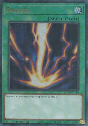 Raigeki  [RA05-EN110] Ultimate Rare 1st Edition