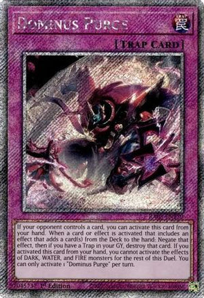 Dominus Purge  [RA05-EN150] Platinum Secret Rare 1st Edition