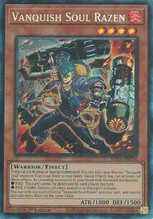 Vanquish Soul Razen  [RA05-EN134] Collector's Rare 1st Edition